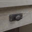 Bureau d'ordinateur de coin, finition brune