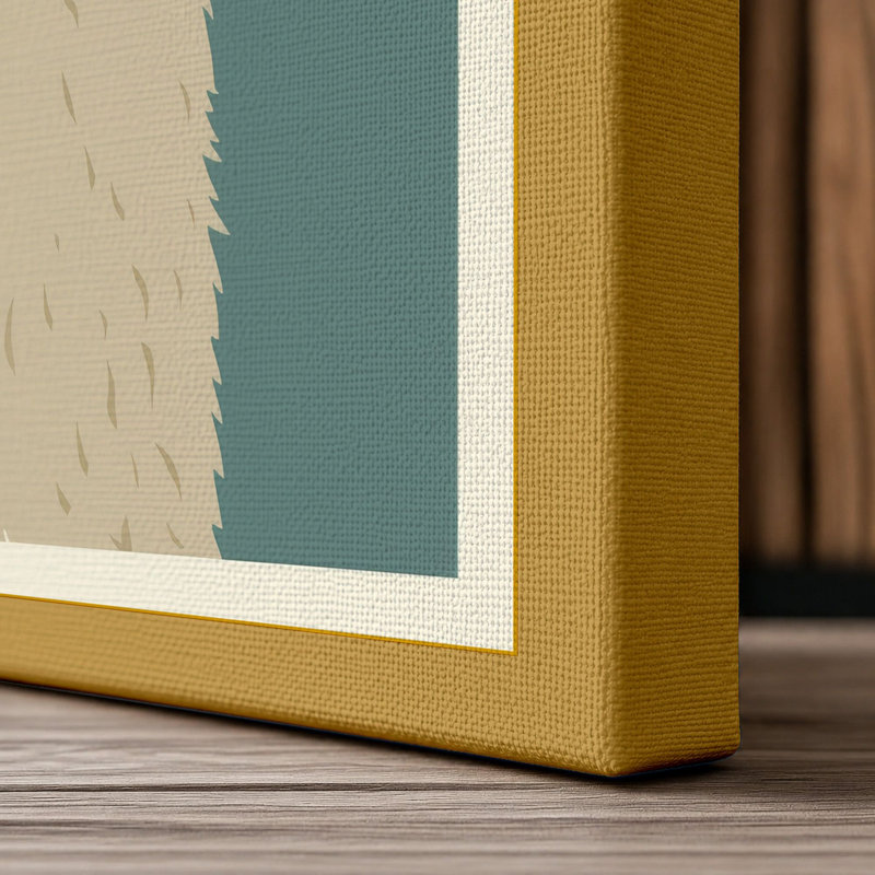 Print, 36x24 - 91.4 x 61.0 cm, Ochre Border
