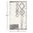 Kaylee Sahara Boho Stain/Fade Resistant Non-Slip Machine Washable Gray/Ivory Bath Rug-715018100