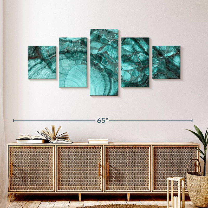 Malachite Stone, 24" H x 55" W