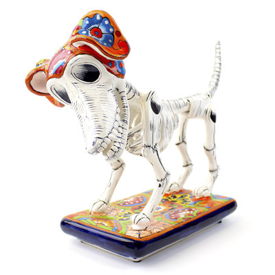 Sculpture de chien Dia De Muertos