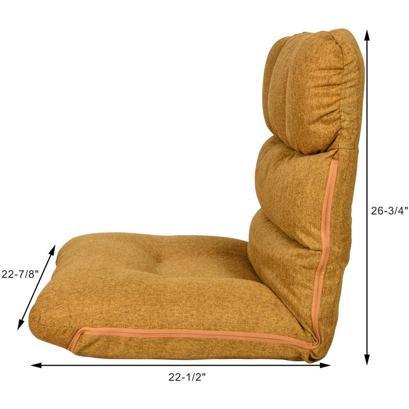 Coussin de siège / dossier rembourré à 5 positions Waytrim, Sallow
