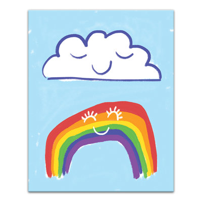 Art sur toile cloud en arc-en-ciel Macintyre