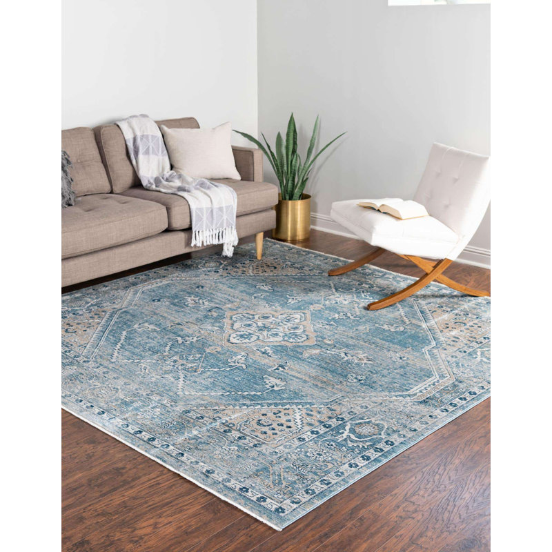 Alabama Oriental Indoor Rug, Square 8'