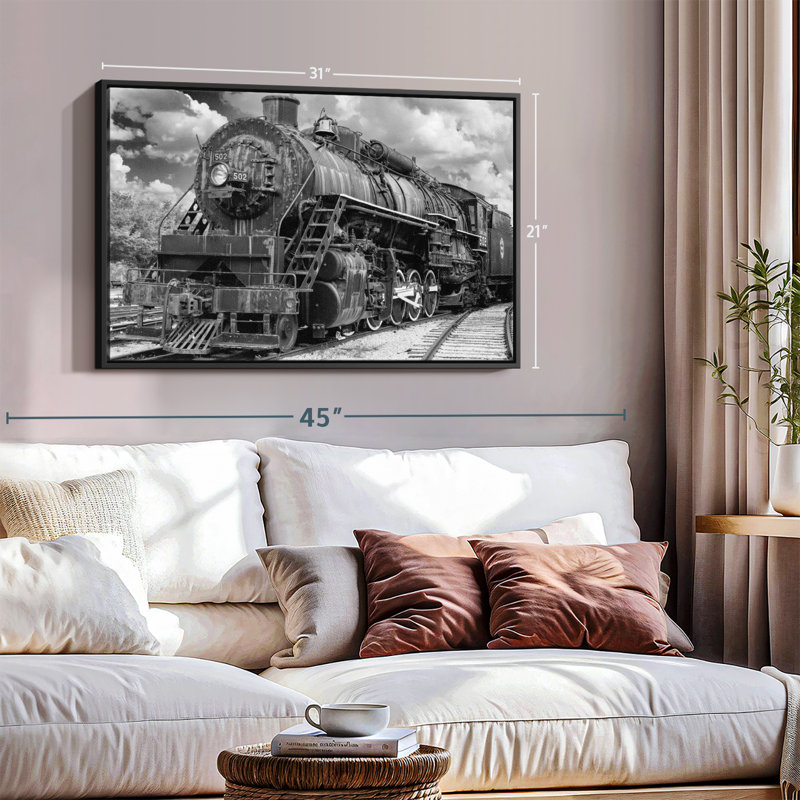 " Steam Engine Train Wall Art ", 21" H x 31" W