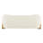 90'' Upholstered Modern Curved Chenille Sofa with Unique Wood Legs-655481438