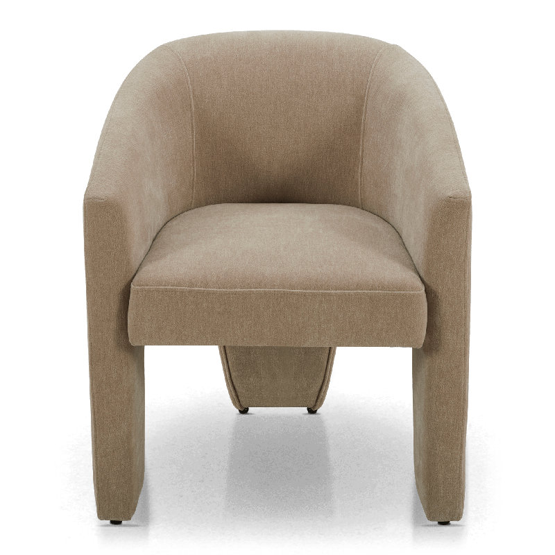 Chaise Danford en osier Capri, Tanné