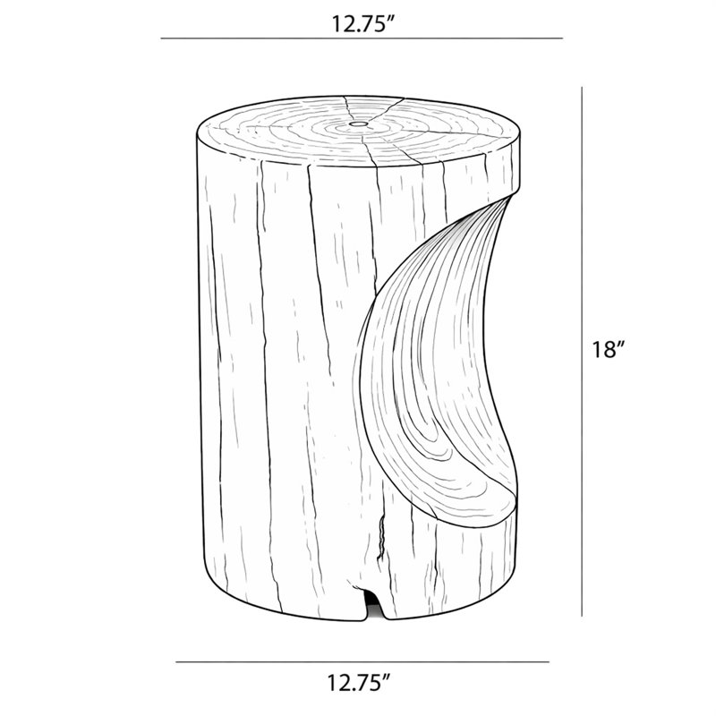 Erike Wide End Table