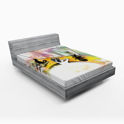 Spa Aromatherapy Relaxing Microfiber Fitted Sheet