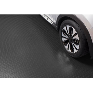 Boulton Garage Flooring in Black Rebrilliant Mat Size: Runner 3' x 15