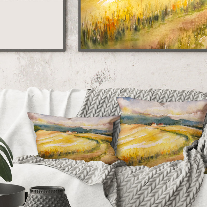 Coussin décoratif champêtre