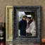 Cadre photo noir chaud 1 po 8 po x 10 po avec support de table et crochets muraux