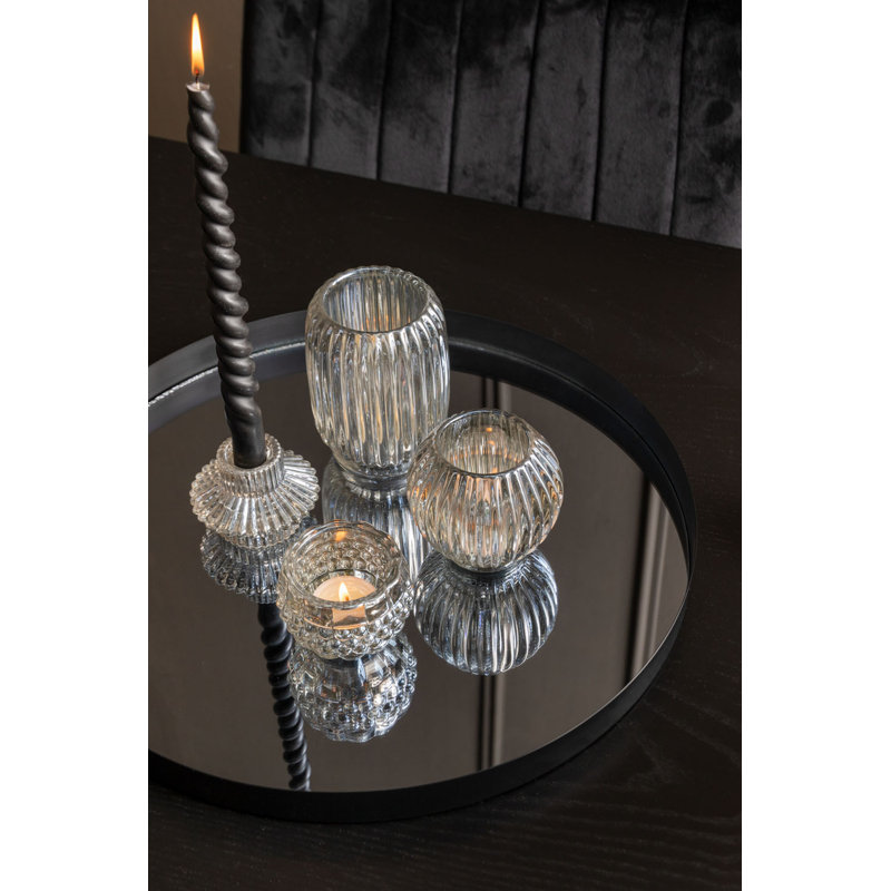 Glass Tabletop Votive Holder, Clear