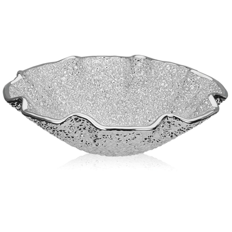Lirica Special Scalloped Bowl, Silver