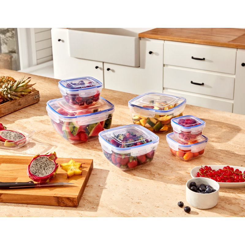 6 Container Food Storage Container Set