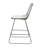 Nico Metal Outdoor 26.25 " H Patio Stool with Cushion-2124006006
