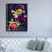 'Sad Skull' by Artpoptart Canvas Wall Art-22506168