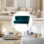 Euclid 47" Velvet 2-Seat Armless Loveseat-2044333337