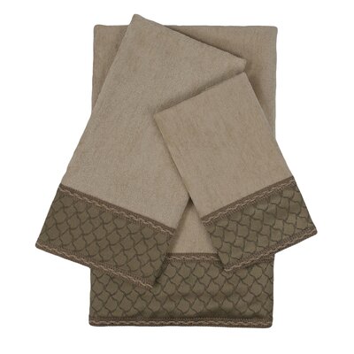Luxuriant 3 Piece 100% Cotton Towel Set -  Sherry Kline, SK005124-TPE