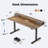 Electric Standing Desk With Drawers,Home Office Height Adjustable  Desk with Large Monitor Shelf-2022676708-2022635908