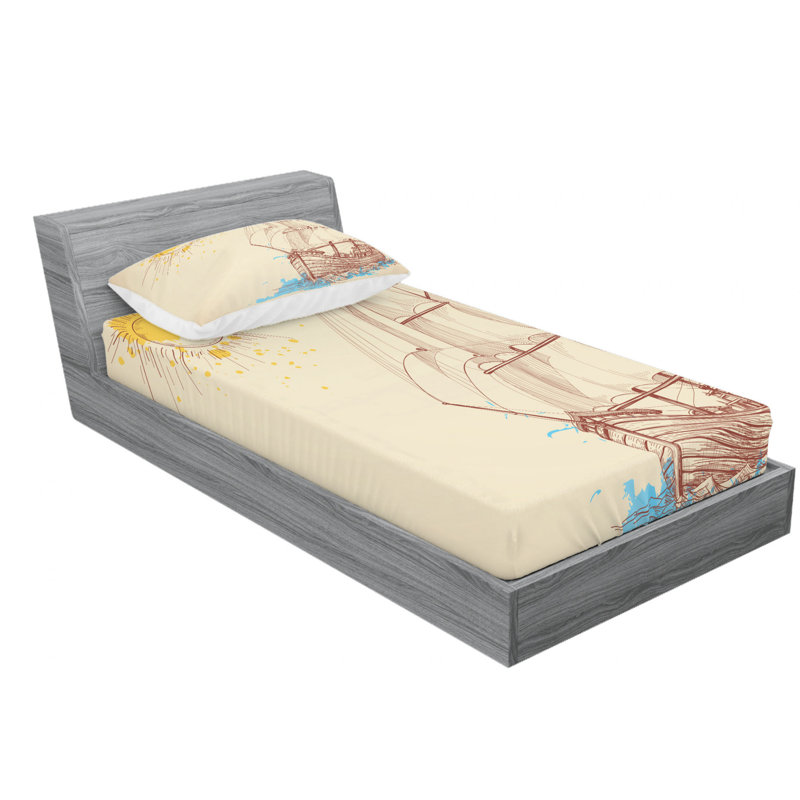 Microfiber Sheet Set, Twin XL Sheet Set with Fitted Sheet