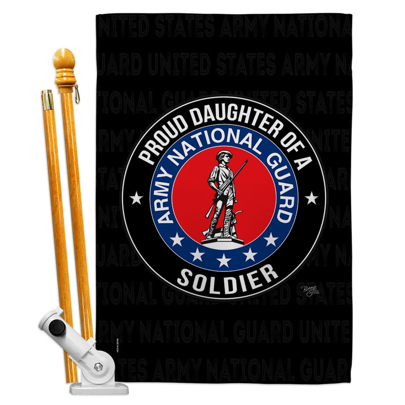 Ensemble de drapeaux en polyester 2 côtés 40 x 28 po