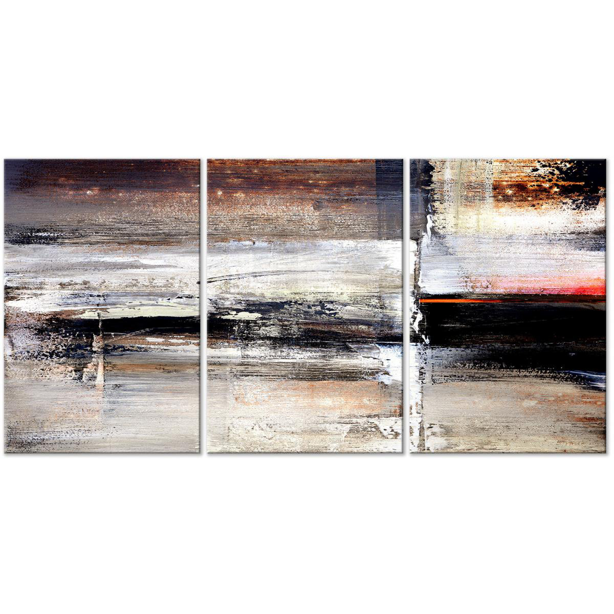 Ebern Designs 'Calm Hum' - 3 Piece Wrapped Canvas Graphic Art Print Set ...