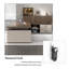Bureau de direction en L 110,24 po luxueux et sophistiqué pour bureau-1480466042
