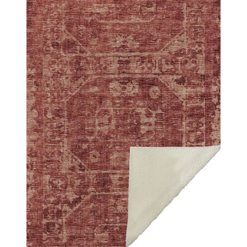 Jeté Addison Sherpa Tribal Medallion, Épice oriental 1
