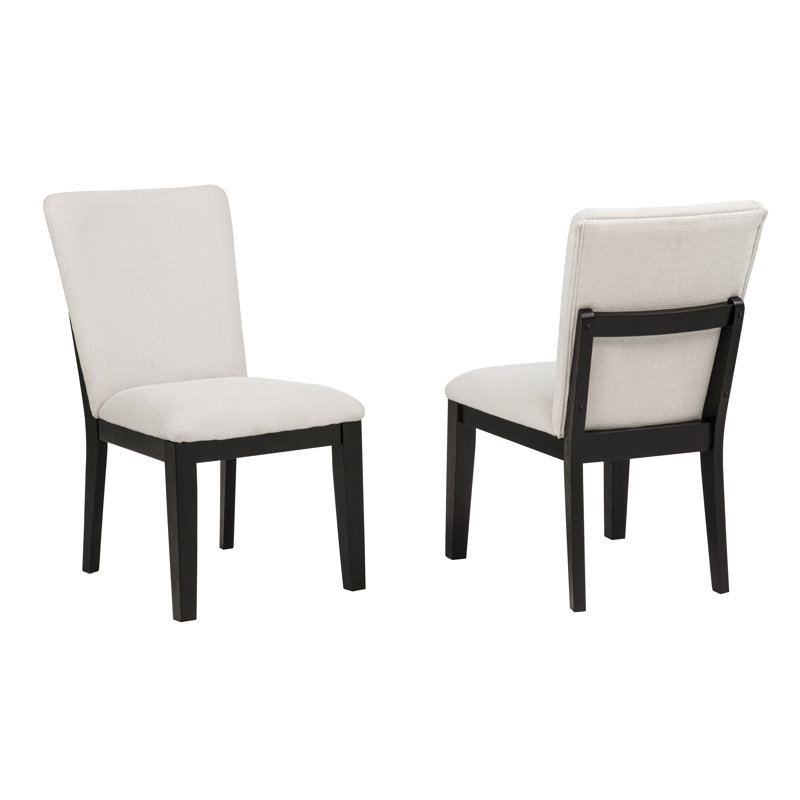 Chaise d'appoint rembourrée Lexington, Noir mat
