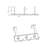 Contemporary Wall Mounted Coat Rack