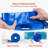 VEVOR Backwash Hose Blue High Quality Hose Complete Fittings-106445618