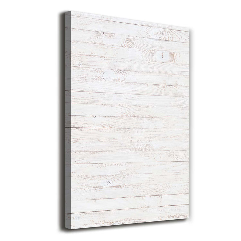 Wooden Background - Wrapped Canvas Print
