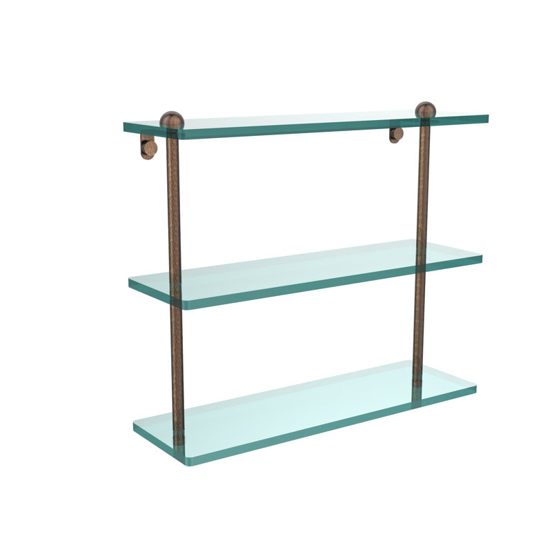 Gober 3 Piece Tiered Shelf, Venetian Bronze, 16"