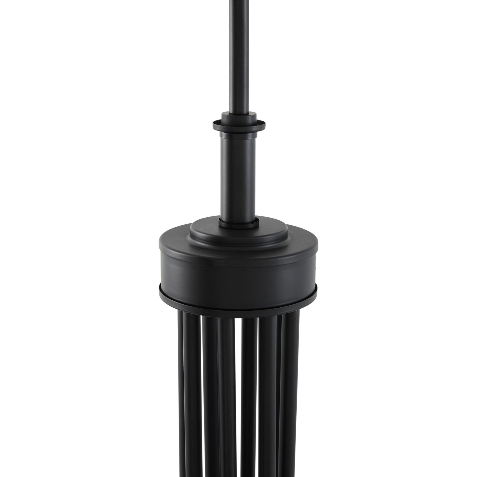 Celeste Iron 8-Light Chandelier, Matte Black