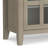 Artisan 54"W Solid Wood Sideboard Buffet with Tempered Glass Doors and 6 Drawers-900255858