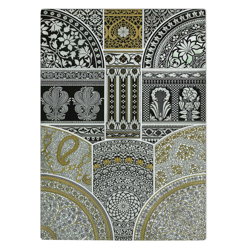 Glass indian Pattern by Albert Racinet Chopping Board, 28.5 cm W x 20 cm L