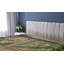 Drap-housse rustique Ambesonne_ Porte de grange et fleurs d'été_ Sépia vert fougère et jaune-95977804