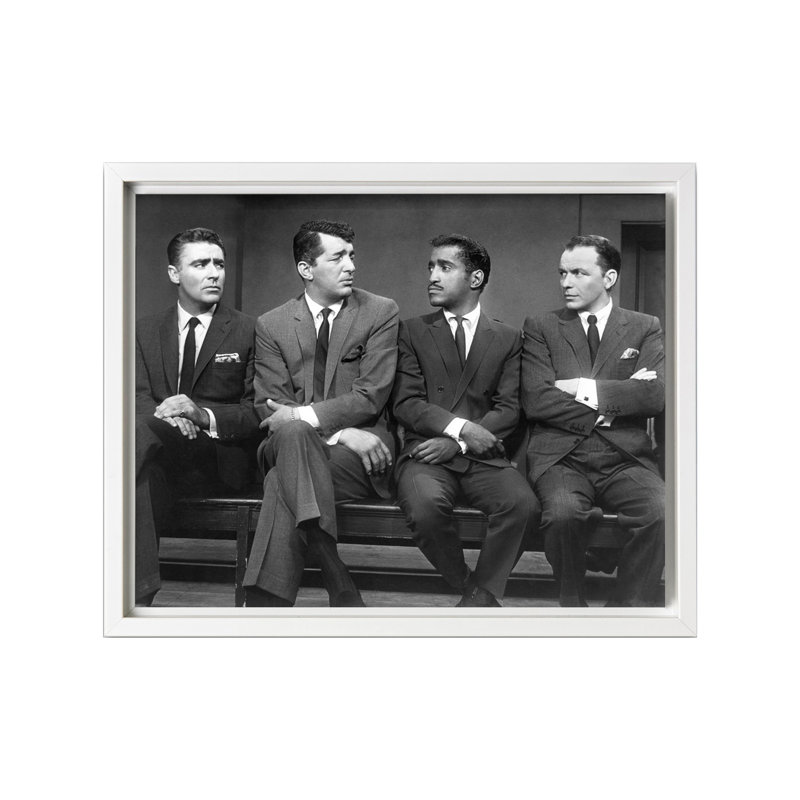 The Rat Pack No1, Cadre noir, Canevas, H 08 po x l 10 po
