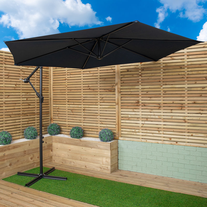 Samuel Alexander Cantilever Parasol, Blue, 270cm W x 300cm D