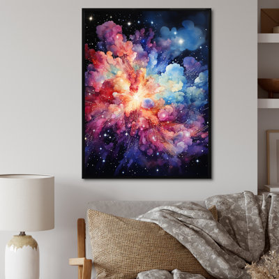 Galaxy Celestial Fireworks I - Galaxies Wall Art Prints FL72265