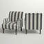 Fauteuil l 28,7 po Arching avec pieds en bois massif et garniture cloutée-303307601