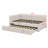 L-Shaped Upholstered Daybed With Pop Up Trundle And USB Ports-1620820660