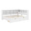 Lit de jour double avec tiroirs, tablette et port USB