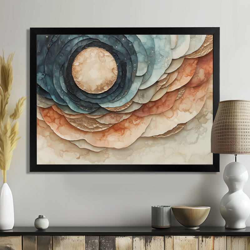 Mabery - Fantasy Wall Art, 30" H x 40" W, Single Picture Framed, Black