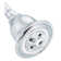 Universal Showering Components 2.0 GPM Shower Head with H2okinetic Technology