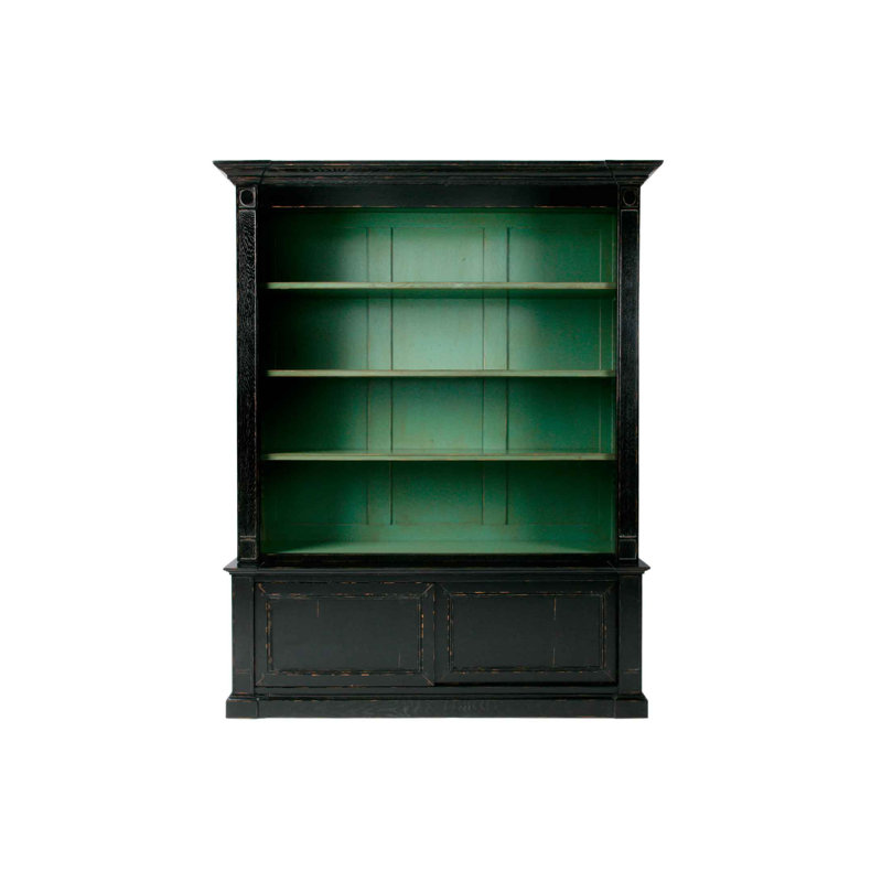 Bibliothèque standard en bois massif H 86,6 "x l 70,1" Faubourg