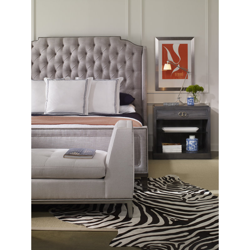 Wendell Upholstered Bench, Casa Blanca, Worthy Snow