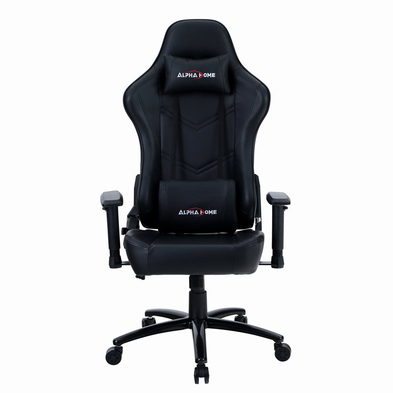 Fauteuil de jeu en similicuir, Noir