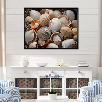 «Beach Photo Seashell Symphony IX - Nautique et plage, reproduction d'art sur toile